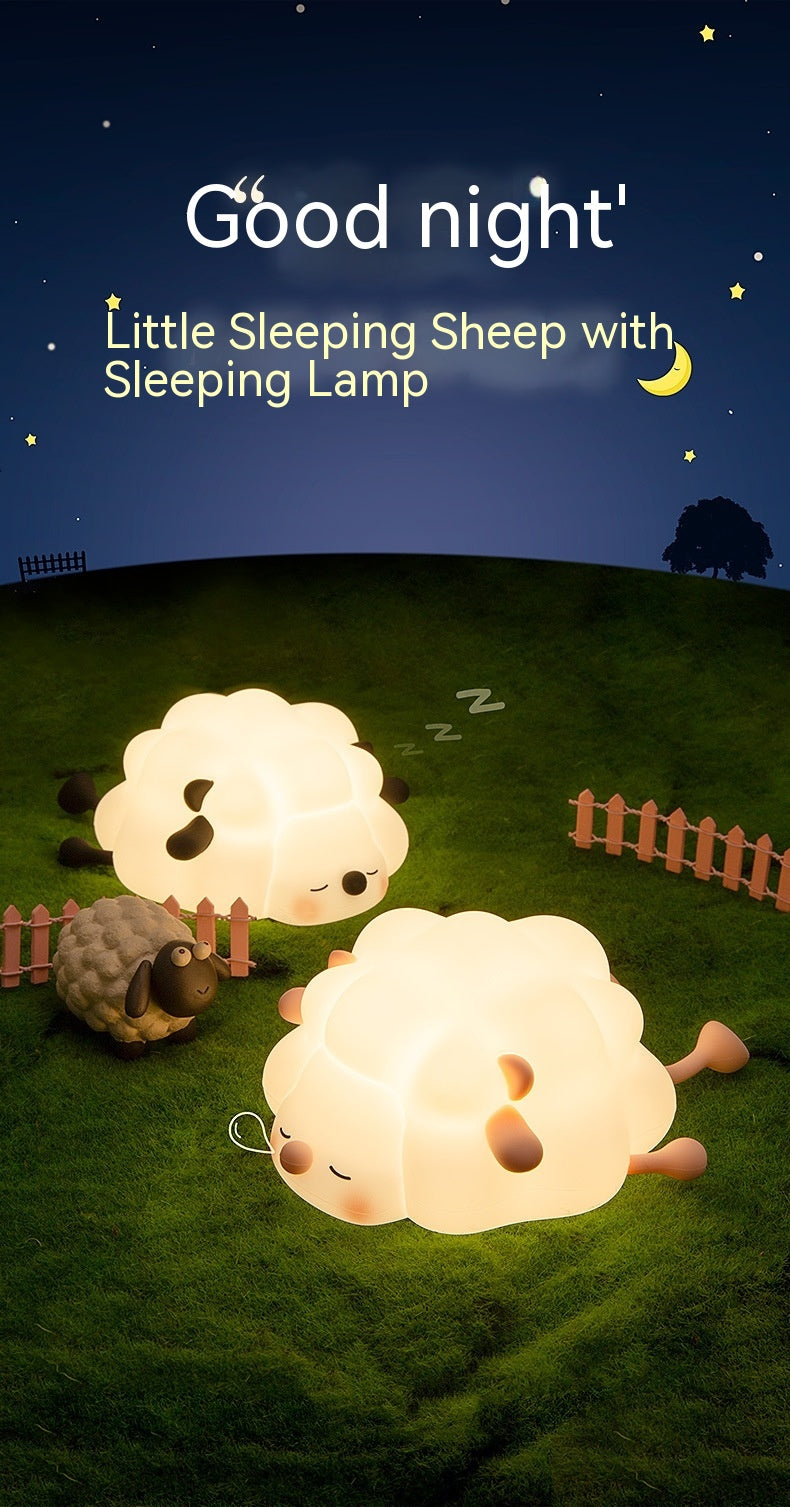 SnuggleGlow Sheep Silicone Pat Night Light