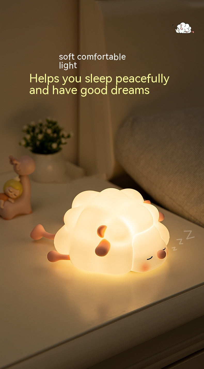 SnuggleGlow Sheep Silicone Pat Night Light