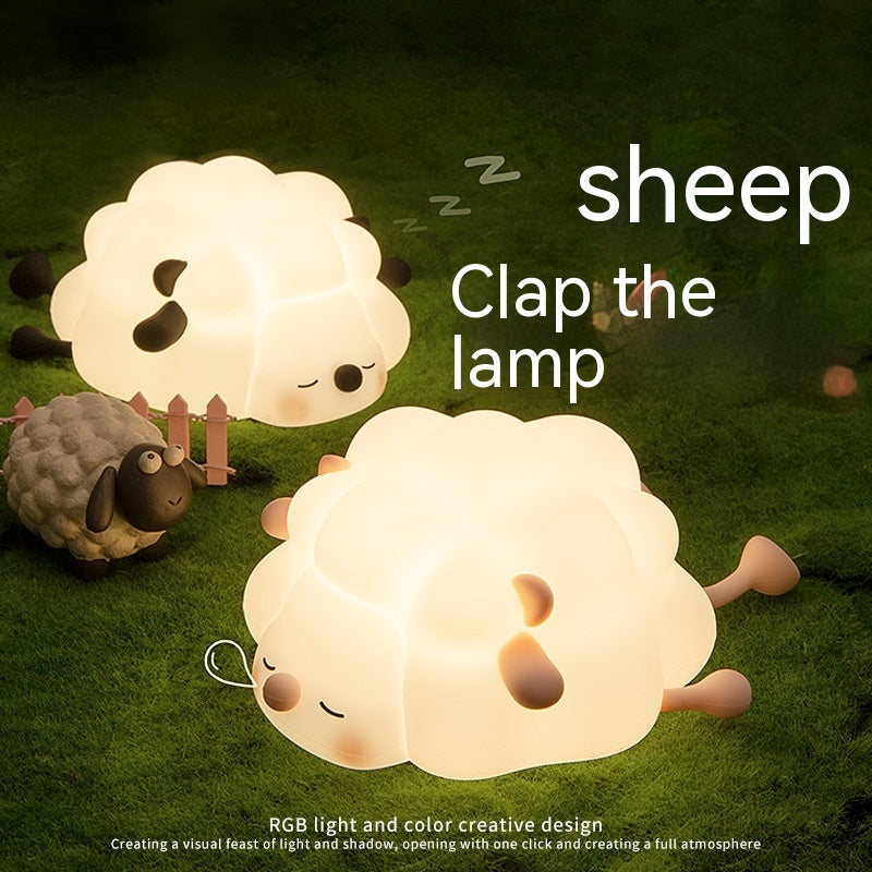 SnuggleGlow Sheep Silicone Pat Night Light