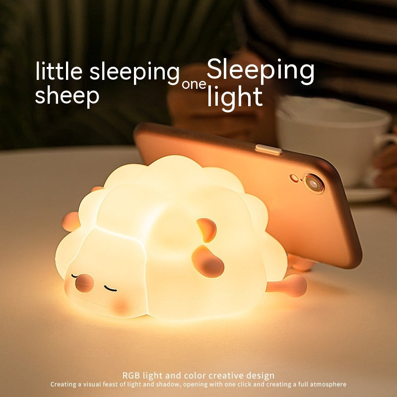 SnuggleGlow Sheep Silicone Pat Night Light