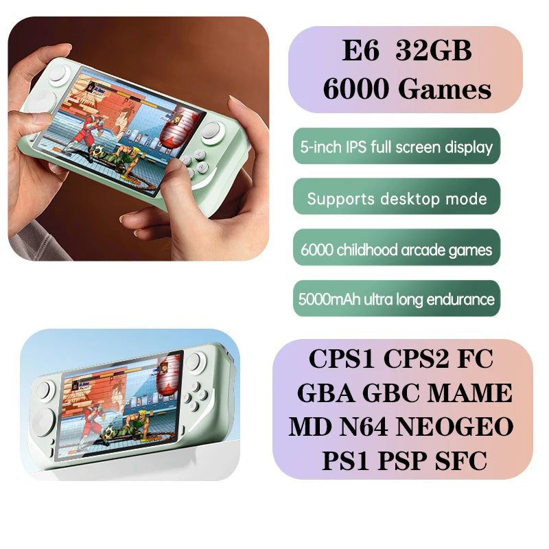 E6 Handheld GAME Console