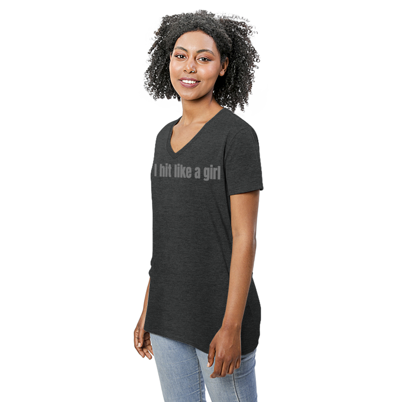 Design Your Own - Women's Tri-Blend V-Neck T-Shirt