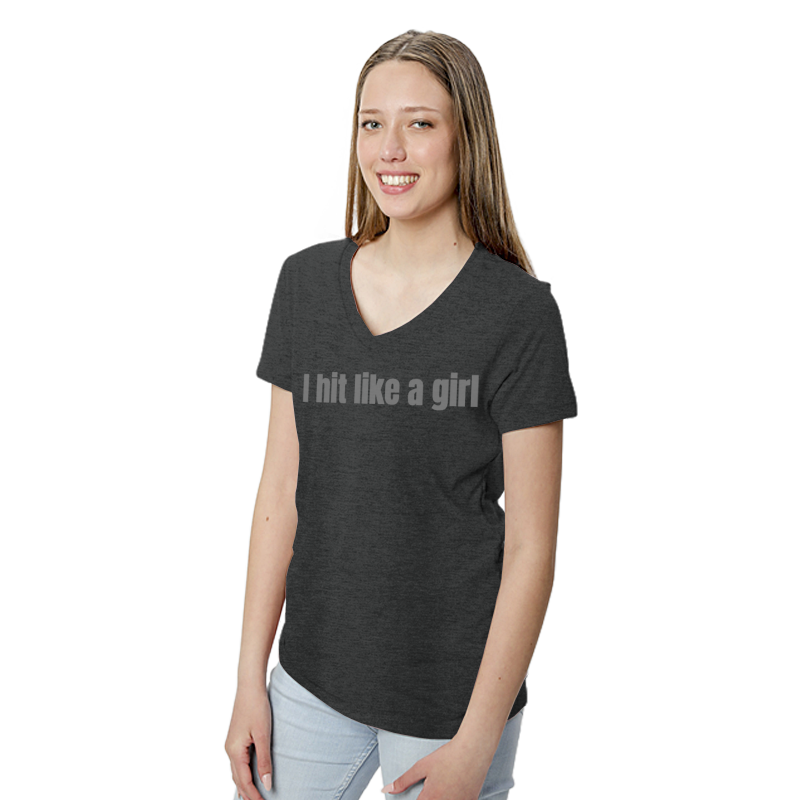 Design Your Own - Women's Tri-Blend V-Neck T-Shirt