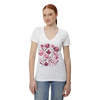 Flowers - Women's Short Sleeve V-Neck T-Shirt