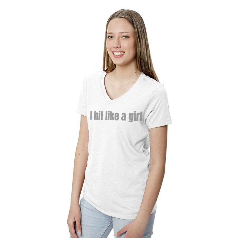 Design Your Own - Women's Tri-Blend V-Neck T-Shirt