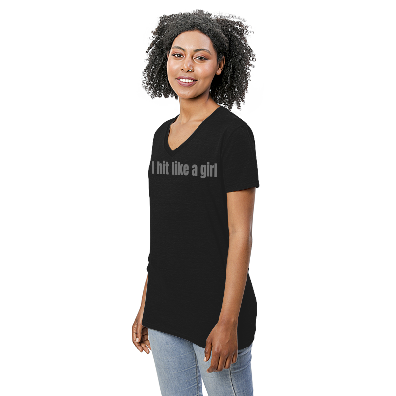 Design Your Own - Women's Tri-Blend V-Neck T-Shirt