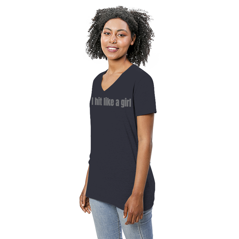 Design Your Own - Women's Tri-Blend V-Neck T-Shirt