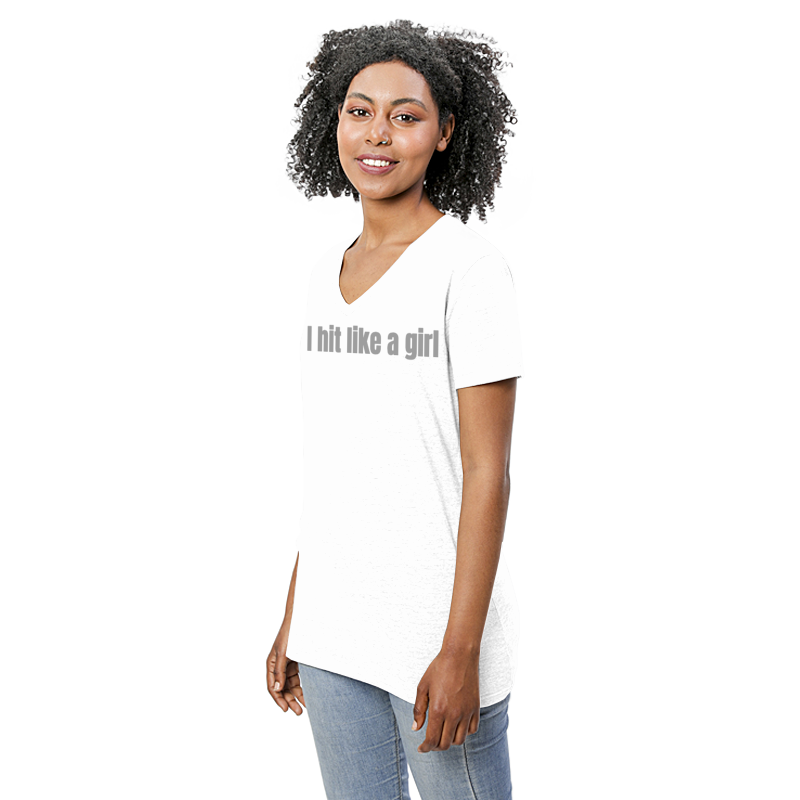 Design Your Own - Women's Tri-Blend V-Neck T-Shirt