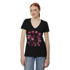 Flowers - Women's Short Sleeve V-Neck T-Shirt