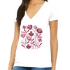 Flowers - Women's Short Sleeve V-Neck T-Shirt