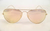 Ray-Ban   RB 3025 3026 Aviator 112/Z2  Pink Mirror Lenses With Gold Frame