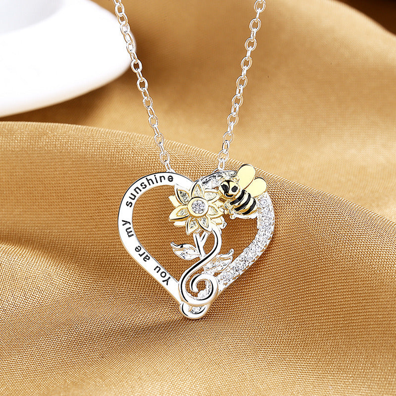 Sunflower Buzz Bee Charm