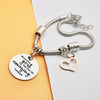 Hollow Heart Love Bangle Bracelet