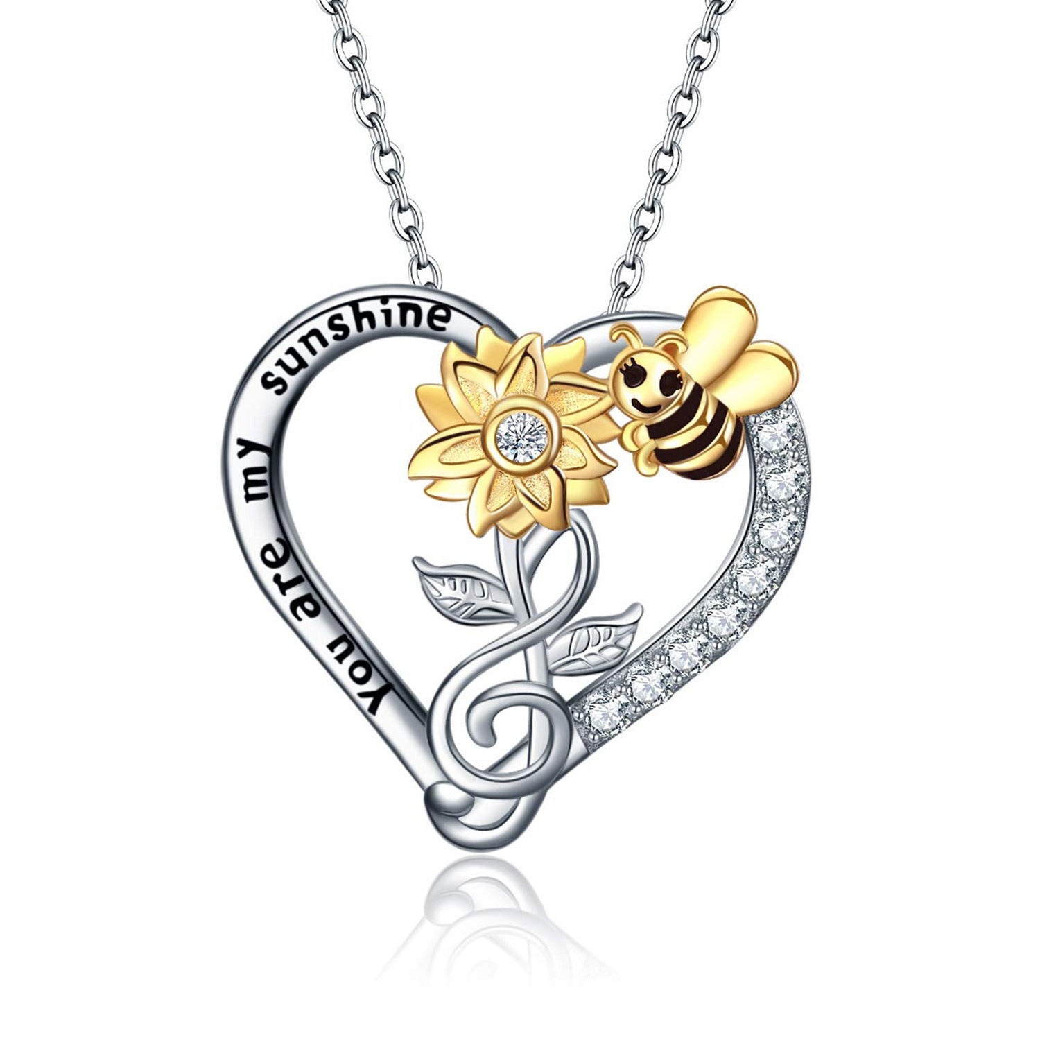 Sunflower Buzz Bee Charm