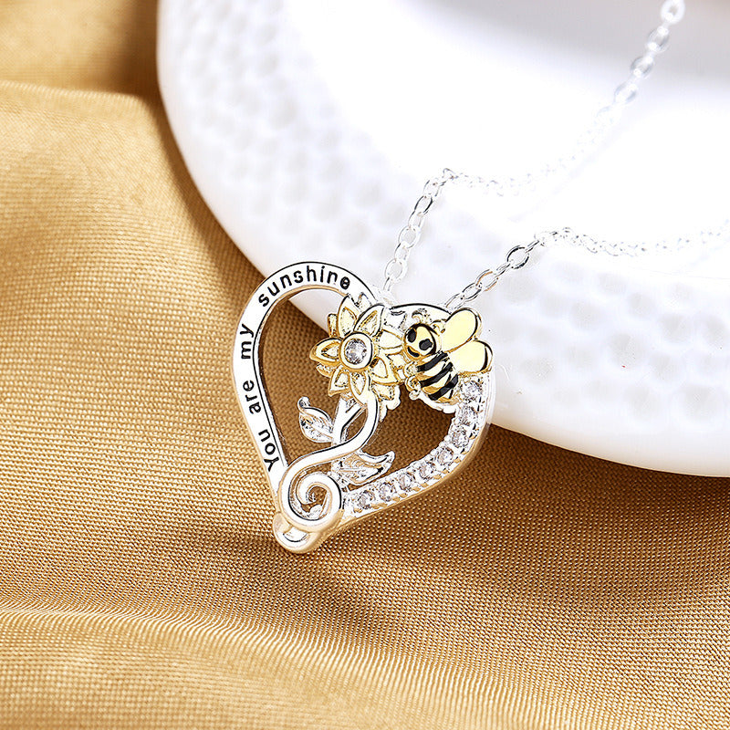 Sunflower Buzz Bee Charm